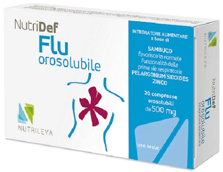 NUTRIDEF FLU OROSOLUBILE 20 COMPRESSE - Farmacia Castello Srl