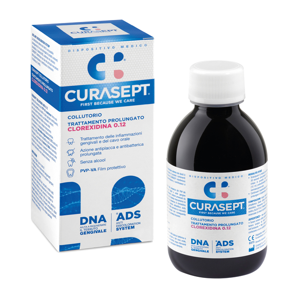 CURASEPT COLLUTORIO 0,12 ADS + DNA 200 ML - Farmacia Castello Srl