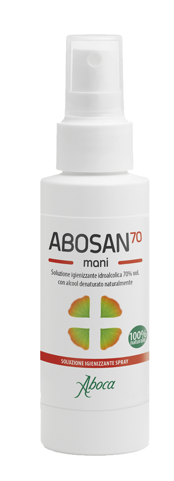 ABOSAN70 SOLUZIONE IGIENIZZANTE MANI 100 ML SPRAY - Farmacia Castello Srl