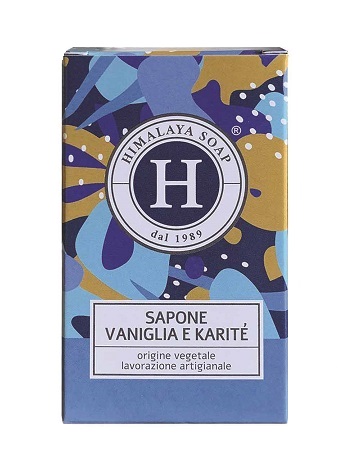 HIMALAYA SAPONE VANIGLIA E KARITE' IN ASTUCCIO 100 G - Farmacia Castello Srl