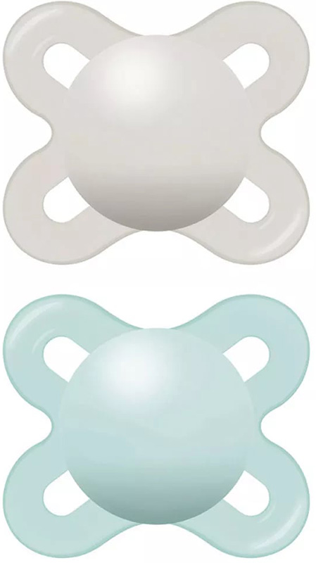 MAM SUCCHIETTO ORIGINAL START 0-2 MESI SILICONE NEUTRO 2 PEZZI - Farmacia Castello Srl