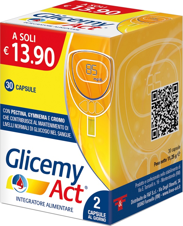 GLICEMY ACT 30 CAPSULE - Farmacia Castello Srl