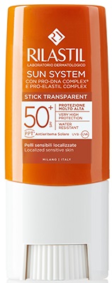 RILASTIL SUN SYSTEM PHOTO PROTECTION TERAPY SPF 50+ STICK TRASPARENTE 8,5 ML - Farmacia Castello Srl