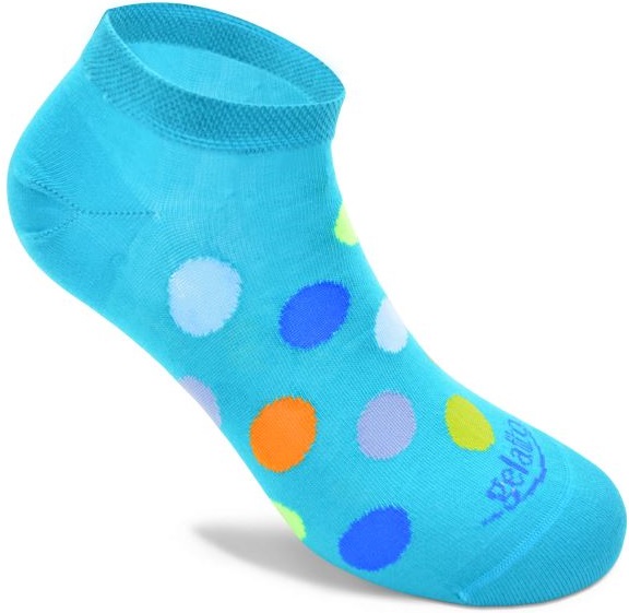 CALZA GELATO SPRIZ IN COTONE NATURALE TURQUOISE POIS 42-45 - Farmacia Castello Srl