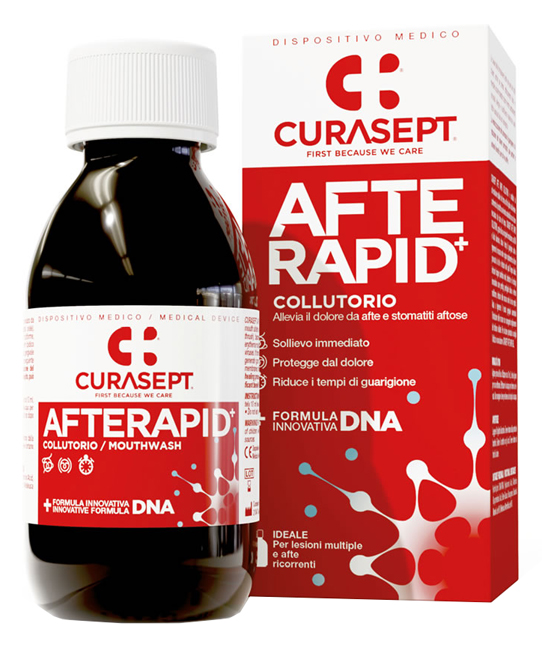 CURASEPT COLLUTORIO AFTE RAPID DNA 125 ML - Farmacia Castello Srl