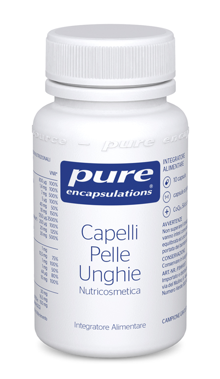 PURE ENCAPSULATIONS CAPELLI PELLE UNGHIE 30 CAPSULE - Farmacia Castello Srl