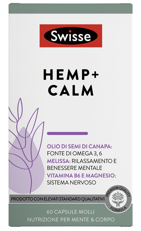 SWISSE HEMP+ CALM 60 CAPSULE - Farmacia Castello Srl