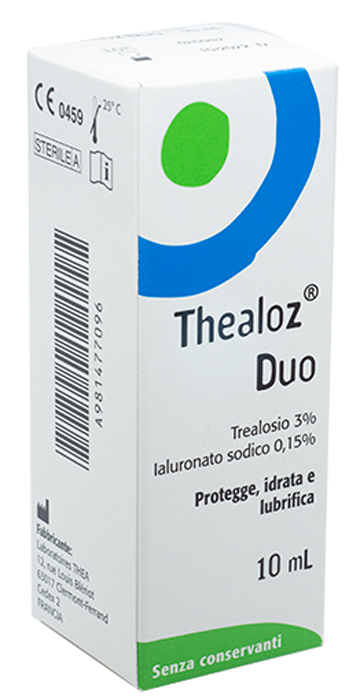 SOLUZIONE OCULARE THEALOZ DUO 10 ML - Farmacia Castello Srl