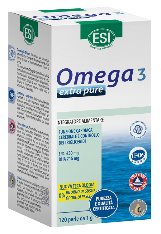 ESI OMEGA 3 EXTRA PURE 120 PERLE - Farmacia Castello Srl