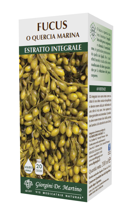 FUCUS O QUERCIA MARINA ESTRATTO INTEGRALE ANALCOLICO 200 ML - Farmacia Castello Srl