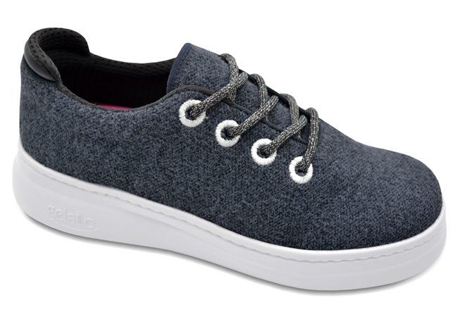 CALZATURA CON PLANTARE ESTRAIBILE BACI DA BRESCIA DARK GREY 41 - Farmacia Castello Srl