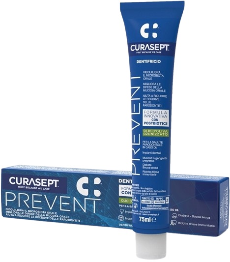 CURASEPT PREVENT DENTIFRICIO 75 ML - Farmacia Castello Srl