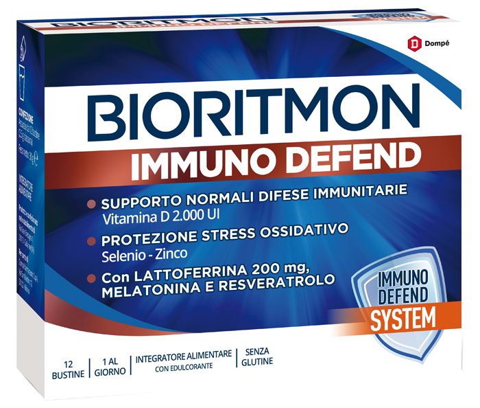 BIORITMON IMMUNO DEFEND 12 BUSTINE - Farmacia Castello Srl