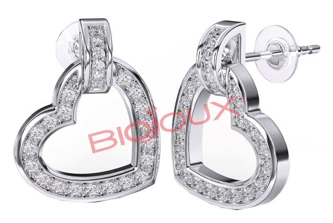 BJT224 ORECCHINO MONTECARLO HEART 12 MM - Farmacia Castello Srl