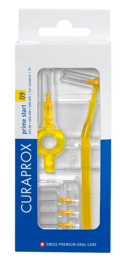 CURAPROX CPS 09 SCOVOLINO PRIME START 09 YELLOW 5 PEZZI - Farmacia Castello Srl