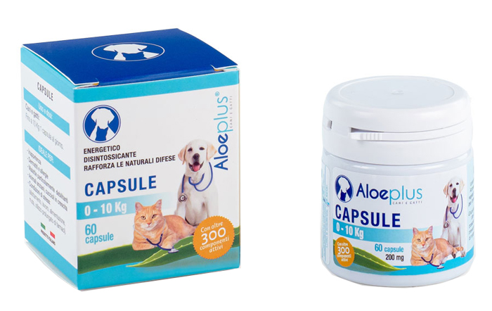 ALOEPLUS CAPSULE CANI/GATTI 0-10 KG - Farmacia Castello Srl