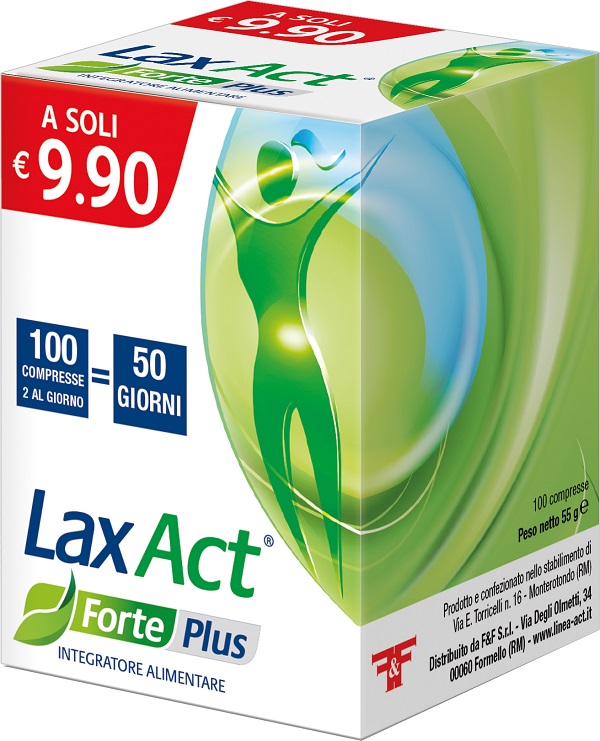 LAX ACT FORTE PLUS 100 COMPRESSE - Farmacia Castello Srl