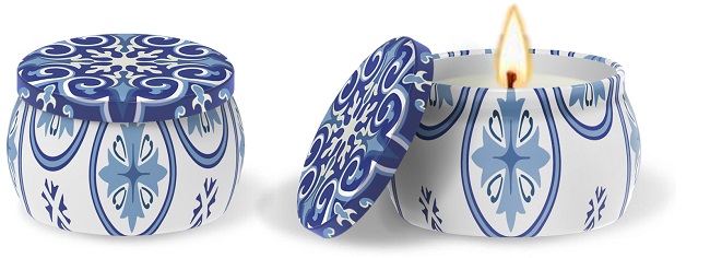 MAIOLICHE CANDELA BLUE - Farmacia Castello Srl