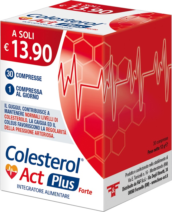 COLESTEROL ACT PLUS FORTE 30 COMPRESSE - Farmacia Castello Srl