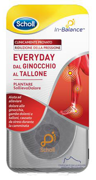 PLANTARE SOLLIEVO DOLORE DA GINOCCHIO A TALLONE SCHOLL IN BALANCE EVERYDAY S - Farmacia Castello Srl