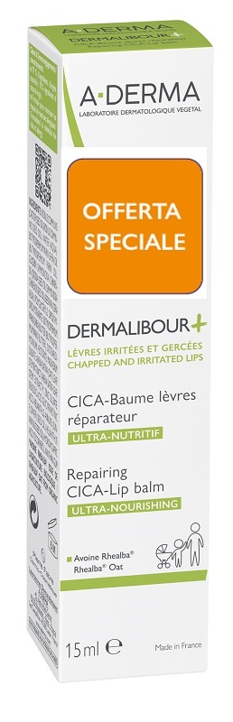 DERMALIBOUR + CICA BALSAMO LABBRA 15 ML - Farmacia Castello Srl