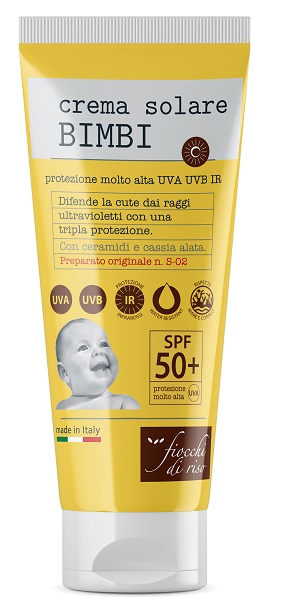 FIOCCHI DI RISO CREMA SOLARE BIMBI 50+ 100 ML - Farmacia Castello Srl