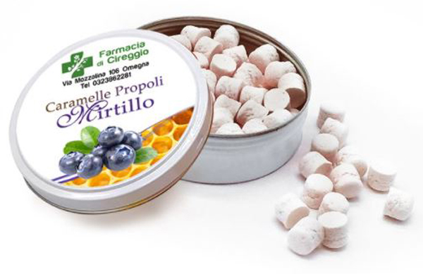 CARAMELLE PROPOLI MIRTILLO 40 G - Farmacia Castello Srl