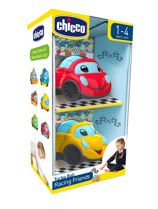 CHICCO GIOCO TURBO BALL - RACING FRIENDS - Farmacia Castello Srl