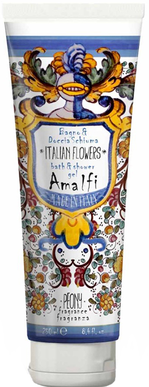 MAIOLICHE BAGNODOCCIA TUBO AMALFI PEONY 250 ML - Farmacia Castello Srl