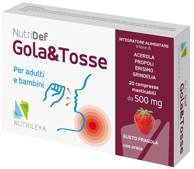 NUTRIDEF GOLA&TOSSE 20 COMPRESSE - Farmacia Castello Srl