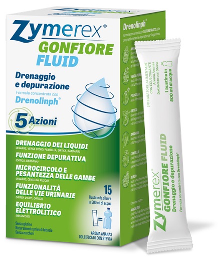 ZYMEREX GONFIORE FLUID 15 BUSTINE - Farmacia Castello Srl