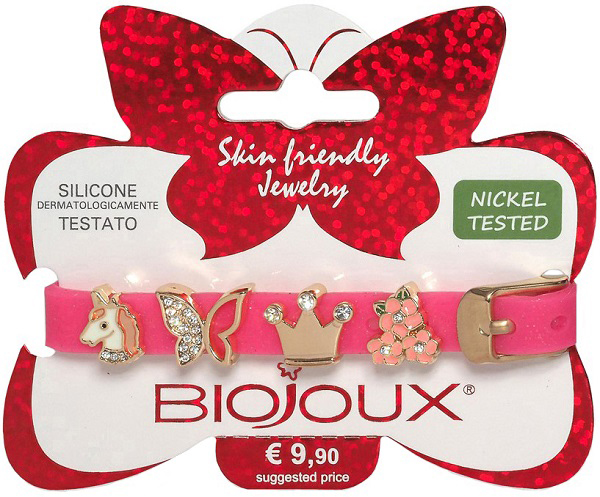 BJB012 BRACCIALE SILIC ROSA GOLD PLATED - Farmacia Castello Srl