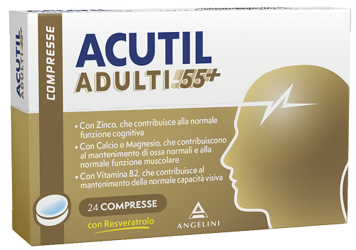 ACUTIL ADULTI 55+ 24 COMPRESSE IT - Farmacia Castello Srl