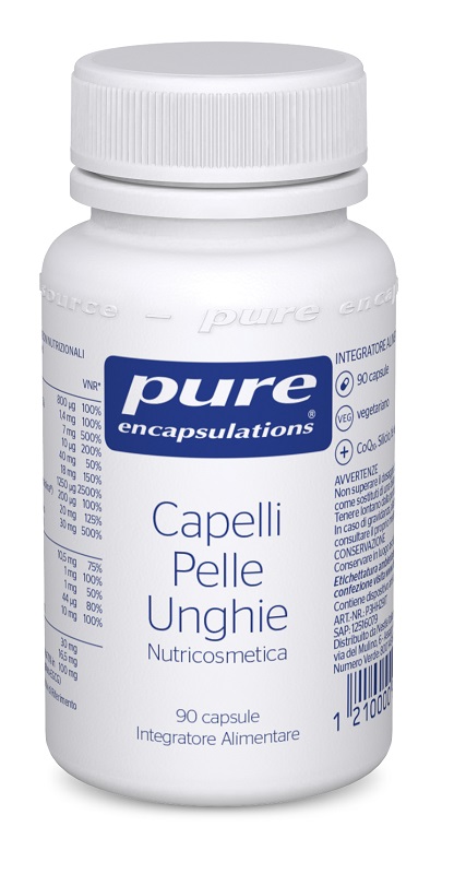PURE ENCAPSULATIONS CAPELLI PELLE UNGHIE 90 CAPSULE - Farmacia Castello Srl