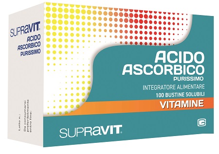 SUPRAVIT ACIDO ASCORBICO PURISSIMO 100 BUSTINE - Farmacia Castello Srl