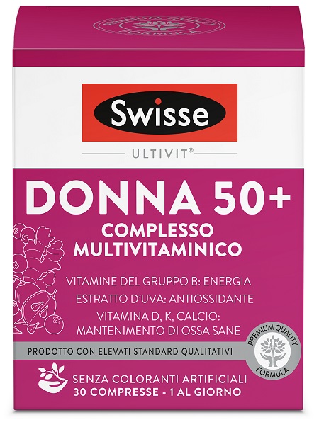 SWISSE MULTIVITAMINICO DONNA 50+ 30 COMPRESSE - Farmacia Castello Srl