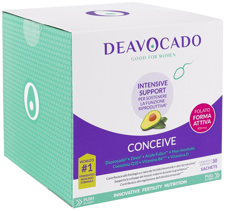 DEAVOCADO CONCEIVE 30 BUSTINE 5 G NUOVA FORMULA - Farmacia Castello Srl