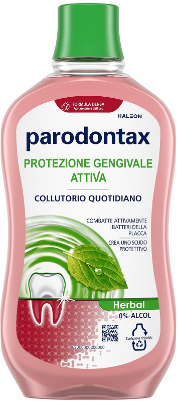 PARODONTAX COLLUTORIO PROTEZIONE GENGIVE HERBAL 500 ML - Farmacia Castello Srl