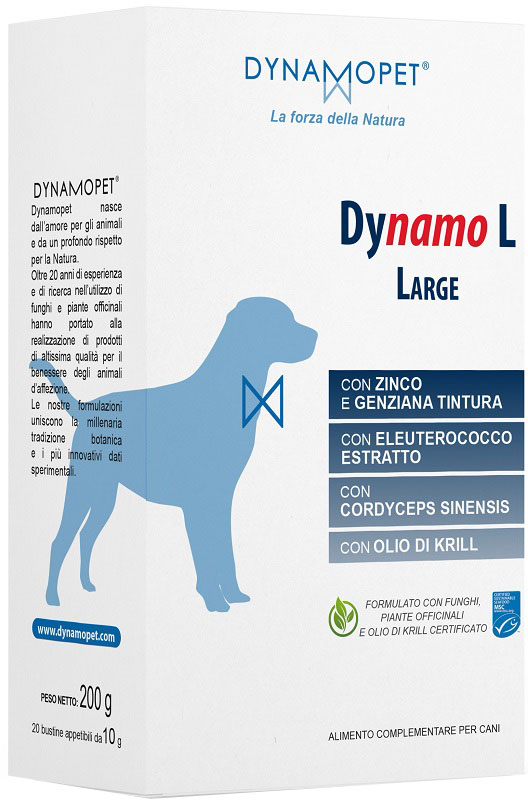 DYNAMO L LARGE CANI 20 BUSTINE DA 10 G - Farmacia Castello Srl