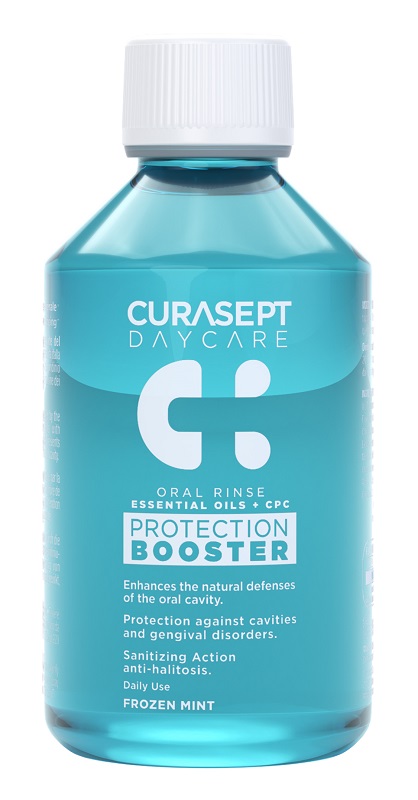 CURASEPT DAYCARE COLLUTORIO PROTECTION BOOSTER FROZEN MINT 500 ML - Farmacia Castello Srl