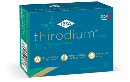 THIRODIUM 225MCG 30 CAPSULE MOLLI - Farmacia Castello Srl