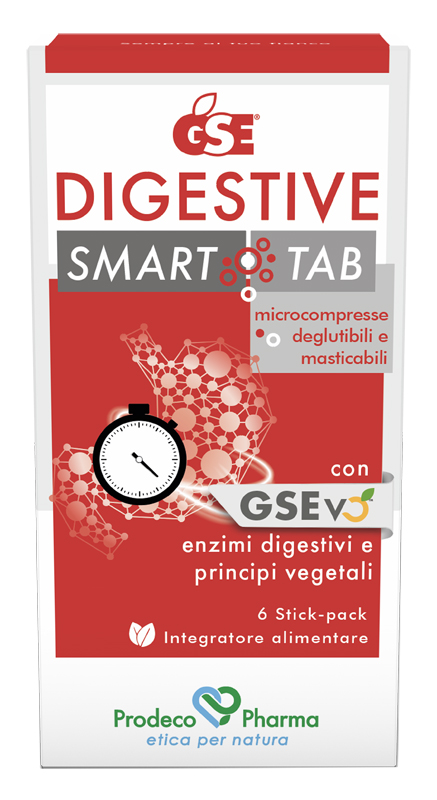 GSE DIGESTIVE SMART TAB 6 STICK PACK - Farmacia Castello Srl