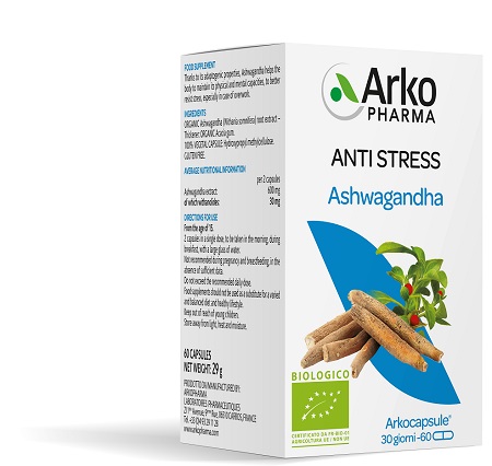 ARKOCPS ASHWAGANDHA BIO 60 CAPSULE - Farmacia Castello Srl