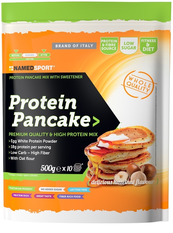 PROTEIN PANCAKE DELICIOUS HAZELNUT 500 G - Farmacia Castello Srl