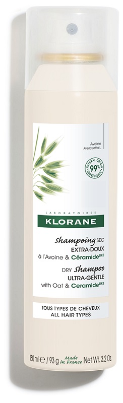 KLORANE SHAMPOO SECCO EXTRA DELICATO AVENA&CERAMIDE TUTTI I TIPI DI CAPELLI SPRAY 150 ML - Farmacia Castello Srl