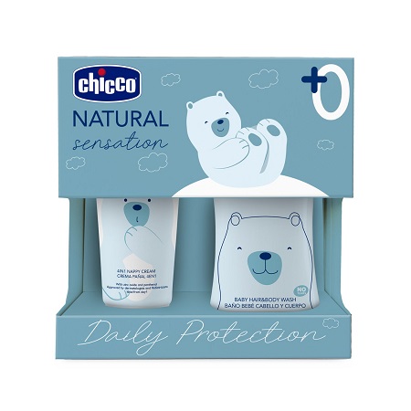 CHICCO NATURAL SENSATION SET BAGNOSHAMPOO+PASTA LENITIVA - Farmacia Castello Srl