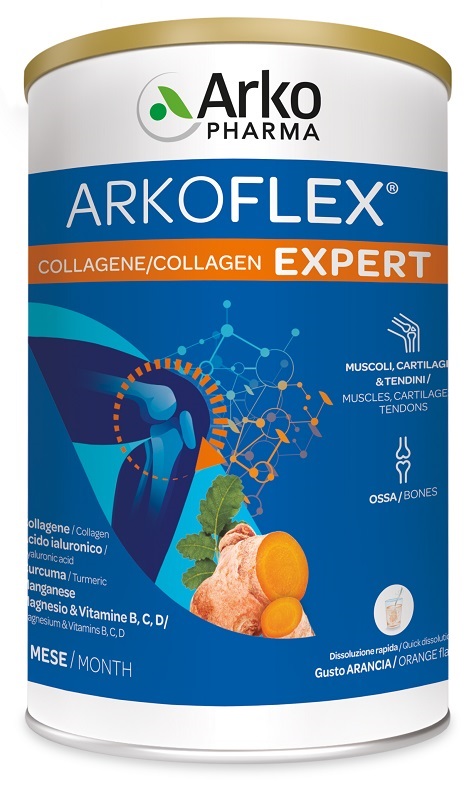 ARKOFLEX EXPERT COLLAGENE ARANCIA POLVERE 390 G - Farmacia Castello Srl