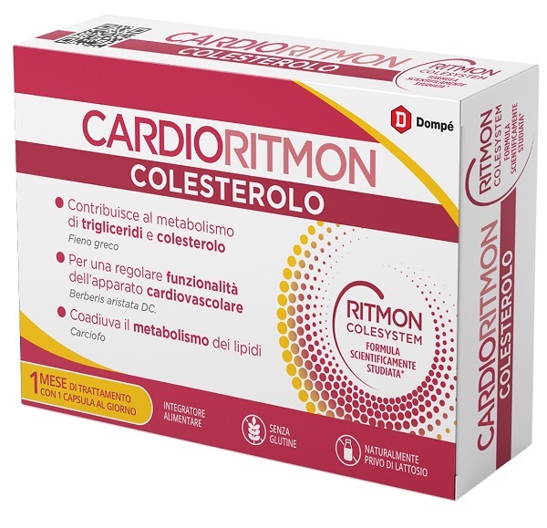 CARDIORITMON COLESTEROLO 30 CAPSULE - Farmacia Castello Srl
