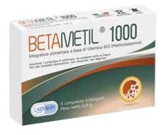 BETAMETIL 1000 4 COMPRESSE SUBLINGUALI - Farmacia Castello Srl