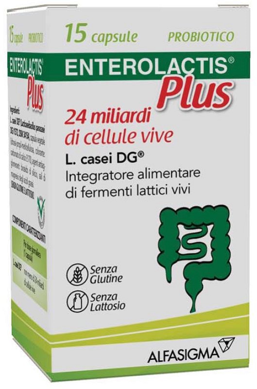 ENTEROLACTIS PLUS 15 CAPSULE - Farmacia Castello Srl